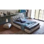 Кровать Letto GM 22 с обивкой из экокожи или велюра 180х200 см — изображение 2