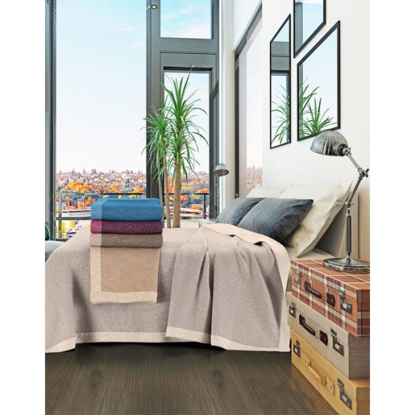 Покрывало ИЗ ШЕРСТИ С ДОБАВЛЕНИЕМ ХЛОПКА  DUCALE   — изображение 4