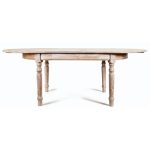 Обеденный раздвижной овальный стол Еcolife Еurope I-OT из выбеленного массива дуба — изображение 2