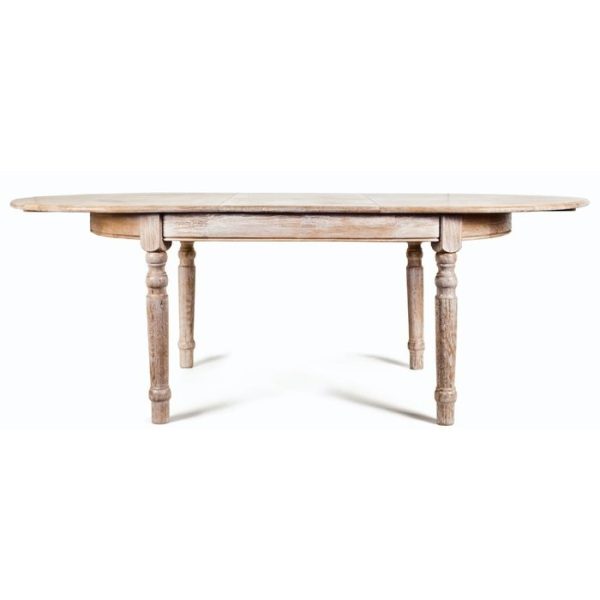Обеденный раздвижной овальный стол Еcolife Еurope I-OT из выбеленного массива дуба — изображение 2