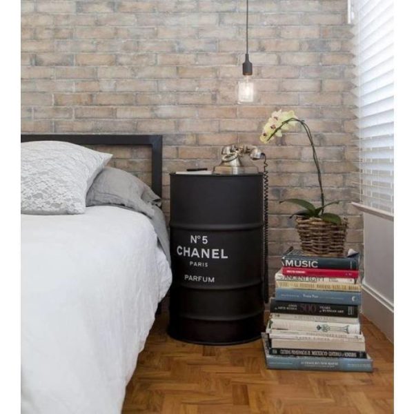 Журнальный столик-бочка «CHANEL» XL из металла  — изображение 2