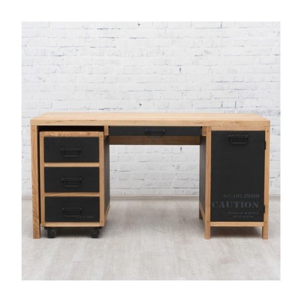  большой письменный стол с тумбочкой Newton — изображение 2