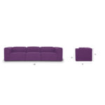 МОДУЛЬНЫЙ ДИВАН МЕТРОПОЛИС XL VIOLET фото и цена, купить