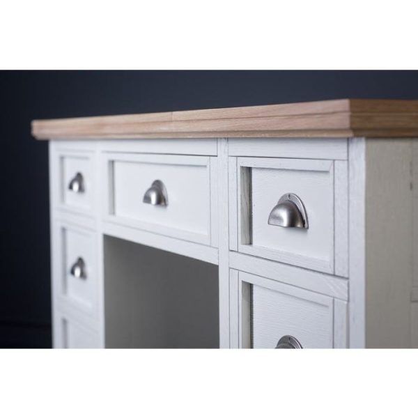 Стол Ковентри письменный с белыми ящиками — изображение 7