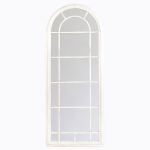 Настенное зеркало «Шайо» (белый антик)