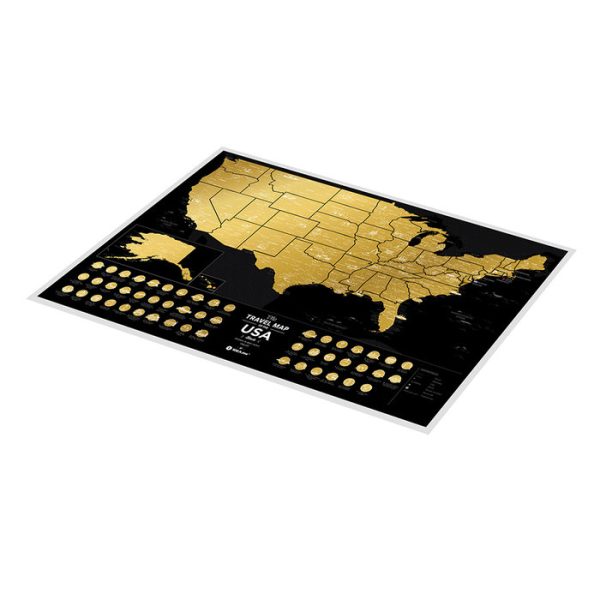 Карта travel map usa black — изображение 15