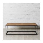 Журнальный стол Liverpool из массива дерева и металла  — изображение 2