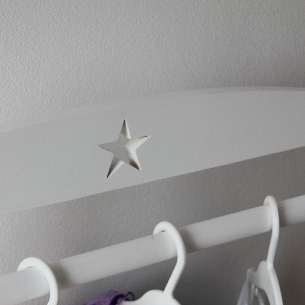 Напольная детская вешалка-стойка белая — изображение 4