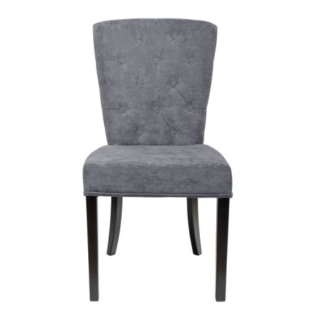 стул с мягкой обивкой Grace Тёмно-Серый Микровелюр
