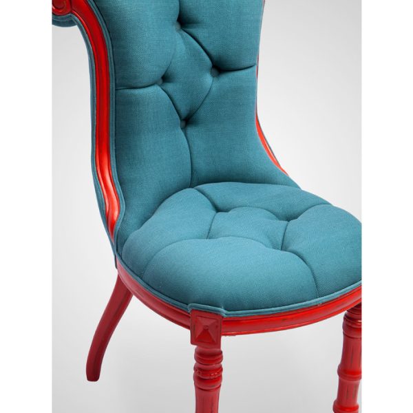 стул с мягкой обивкой из дерева махагони  — изображение 3