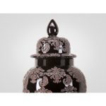 Декоративный керамический кувшин с крышкой — изображение 2