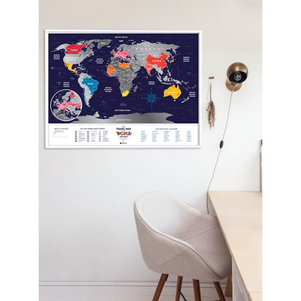 Карта travel map holiday world — изображение 7