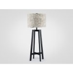 Настольная Лампа высокая на высокой металлической ножке — изображение 2