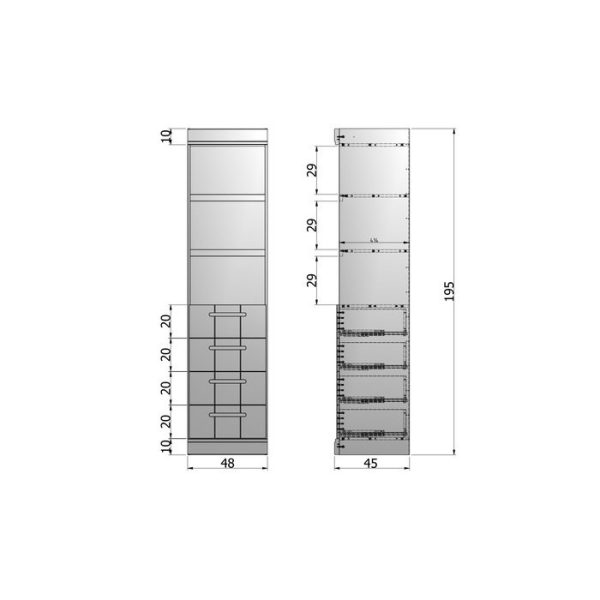 Колонна  CONNECT DRAWER CABINET — изображение 5