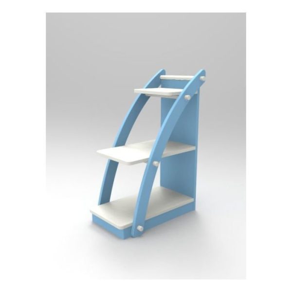 Стеллаж Парус К8 Пастельно-бирюзовый — изображение 16