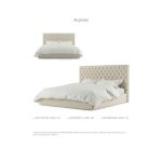 Кровать Agnes Bed 170х200 см 180х200 см 190х200 см — изображение 3