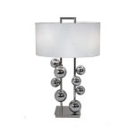 Настольная лампа Aero с белым абажуром 