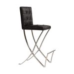 Стул Barcelona Dining Chair Черная Натуральная Кожа — изображение 4