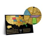 Карта travel map usa black — изображение 20