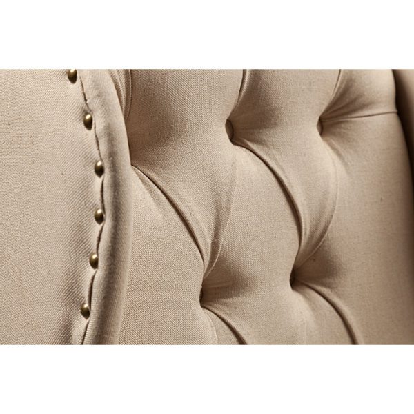 Барный стул Maison Barstool Кремовый Лен — изображение 3