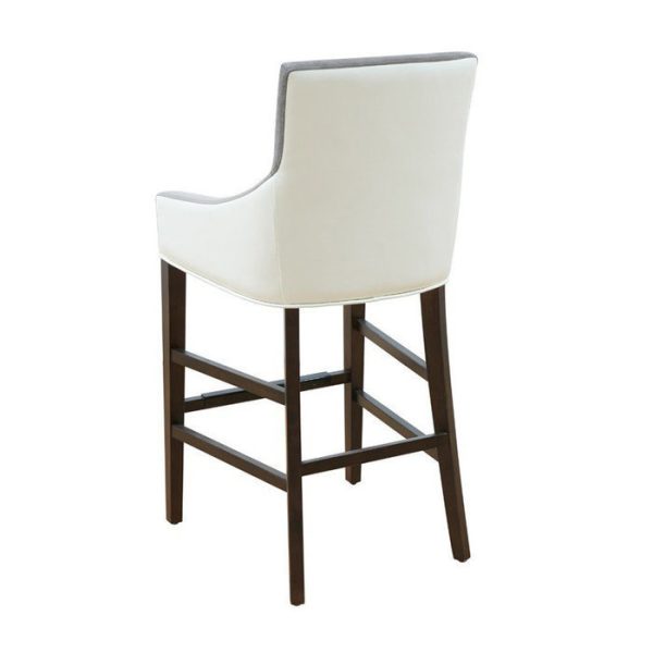 Барный Стул Longshot с обивкой из ткани серого цвета — изображение 3