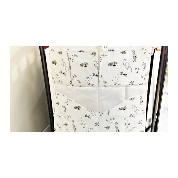 Карман декоративный EllipseFurniture L Белый Вставка Фантазия Зеленый — изображение 4