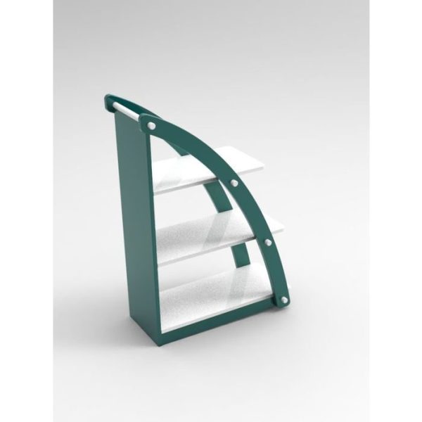 Стеллаж Парус К10 темно-бирюзовый — изображение 5