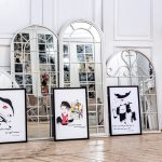 Настенное зеркало «Оранжери» (белый антик) — изображение 4