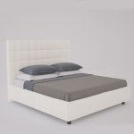 Кровать Shining Modern с мягким изголовьем и прочным деревянным каркасом 140х200 см — изображение 4