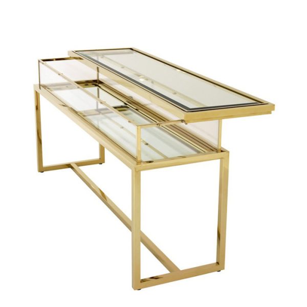 Консоль  Console Table Harvey из плотного прозрачного стекла  — изображение 3