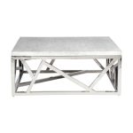 Стол журнальный Geometric на металлическом основании с деревянной столешницей  — изображение 3