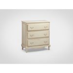 Комод из натурального дерева с тремя выдвижными ящиками