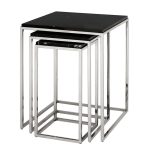 Набор из 3-х Журнальных столиков  Byron с мраморными столешницами