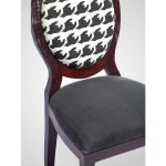 Стул из массива дерева махагони с патиной — изображение 4