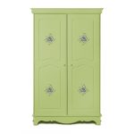 Шкаф Belle Fleur Olive с ручной росписью