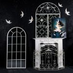 Настенное зеркало «Оранжери» (белый антик) — изображение 3