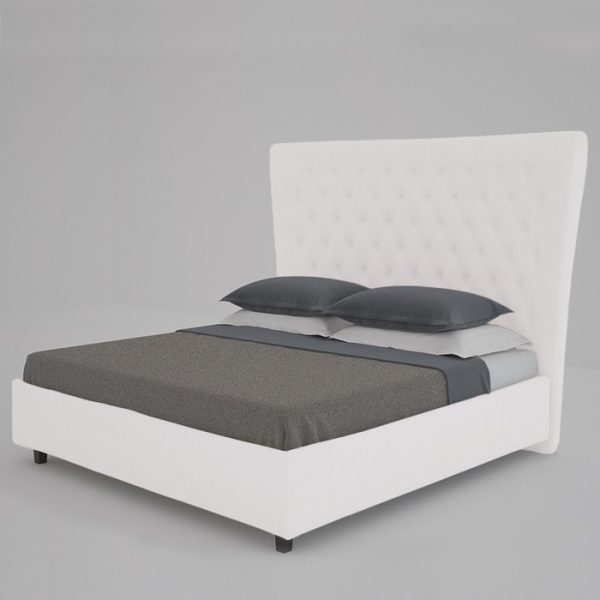 Кровать QuickSand 160х200 Велюр Молочный — изображение 5