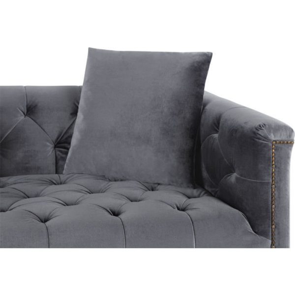 Диван PAOLO с обивкой из серого ткани  — изображение 5