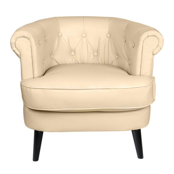 Кресло William Thackeray Кремовое — изображение 1