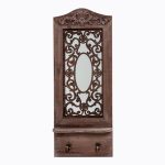 Настенное зеркало «Авиньон» (шоколадный антик)