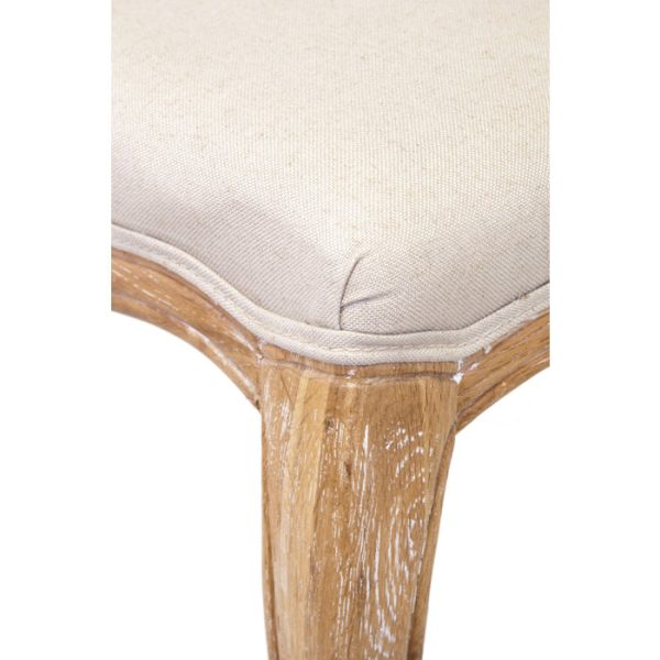 стул с мягкой обивкой Meliso white — изображение 6