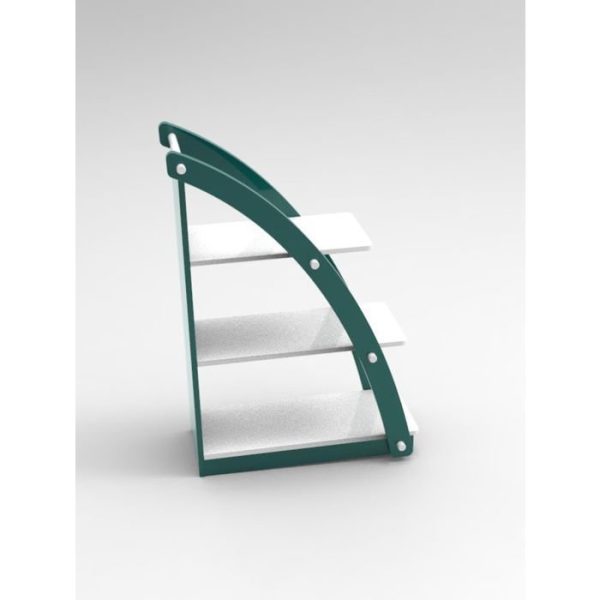 Стеллаж Парус К10 темно-бирюзовый — изображение 8