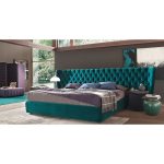 Кровать Letto GM 20 с обивкой из экокожи или велюра 200х200 см — изображение 3