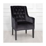 Кресло Thomas черного цвета