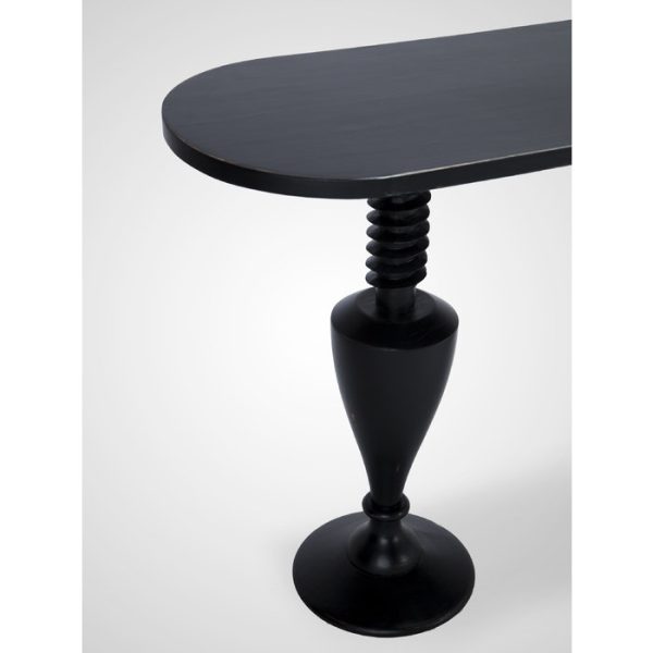 Консоль из дерева махагони в индустриальном стиле   — изображение 3