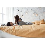 Комплект постельного белья евро с простыней 180х200 Карамельный — изображение 4