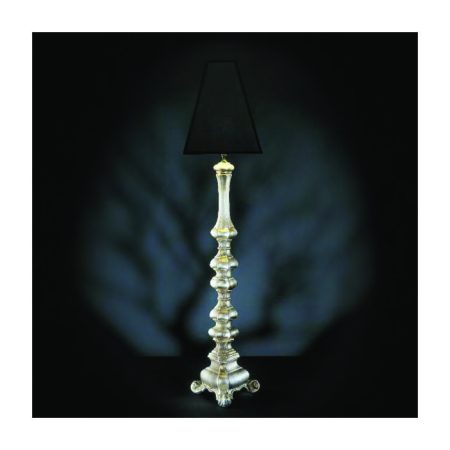 Настольная лампа Casali с абажуром из плотной черной ткани