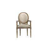 Кресло Vintage French Cane Back Round