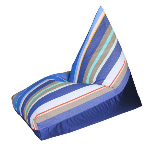 Кресло-мешок Пирамида L Синее море — изображение 2
