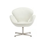 Кресло Swan Chair Белый Кашемир